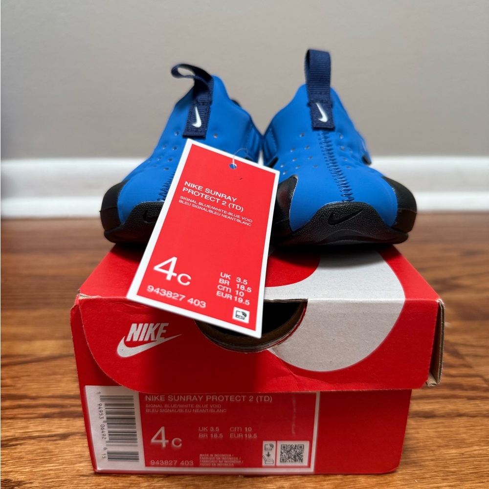Nike Sunray Protect 2 Toddler Sandals in Blue